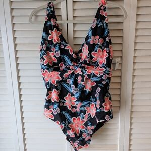 Old Navy One Piece Floral Bathing Suit NEW WITH TAGS